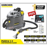 KARCHER PUZZI 8/1 C SPRAY-EXTRACTION CLEANER W/O CARPET CLEANER LONG HANDLE