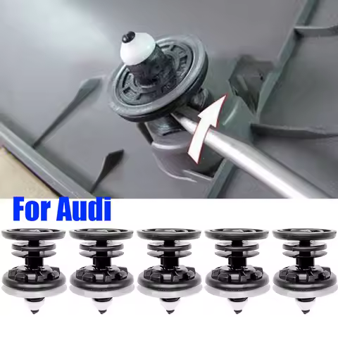 5X For Audi A1 8X A4 B8 A5 8T A6 A8 Q3 8U Q5 Q7 4L TT Car Door Panel Card Trim Clips Interior Fasten