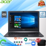 Acer Aspire slim laptop - Intel Core i5-7thGen - 8gb Ram - 256gb Ssd - Window 10 Pro - Ultra Thin Laptop