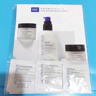 DHC Moisturize Sample set ( Concentrated Eye Cream, Extra Nighttime Moisture, Rich Moisture)