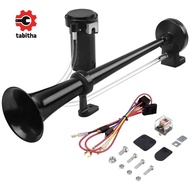 150Db 24V Train Horn Air Horns for Truck, Single Trumpet Truck Air Horn, for 24V Vehicles Train Car 