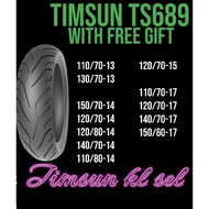 TAYAR MURAH  TS689 TIMSUN 110/70-13 TIMSUN 130/70-13 TIMSUN 150/70-14 TIMSUN 120/70-14 TIMSUN 120/80