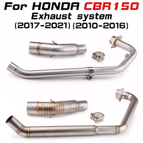 Motorcycle Stainless Steel Full Exhaust System for cbr125 cbr150 cbr125r cbr150r 2010-2016 2017-2021