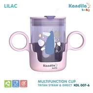KANDILA MULTIFUNCTION CUP TRITAN STRAW & DIRECT 240ml / KDL 007-6 / GELAS MINUM BAYI / BOTOL MINUM A