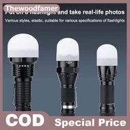 thewoodfamer 2Pcs Silicone Elastic Flashlight Lampshade For SP31 SP35 IF22A C8G IF25A SP36 S2 C8 EA0