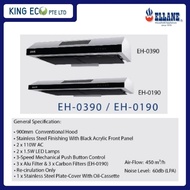 * Ellane Conventional Cooker Hood EH-0390 OR EH-0190 *