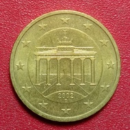 Koin Jerman 50 Euro Cent (1st map)