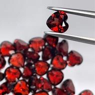 Natural Red Agate Heart Shaped Facet Sharp Bottom Jewelry Accessories Red Agate Gemstone 3*3 ~7*7MM