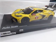 京商 Kyosho  Mini-Z 車殼 1/28 雪佛蘭 Chevrolet Corvette C8.R Yellow ASC MR03W-MM [KY-MZP244Y] 