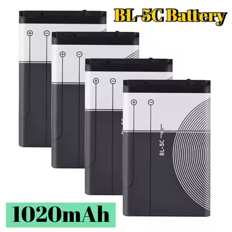 BL-5C Phone Battery Акамулятор for Broadcast Radio / Nokia 1100 1110 1200 1208 1280 1600 2600 2700 3