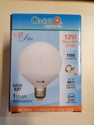 OMNI LED BASE E27 12W 2700K 暖光 1000 流明