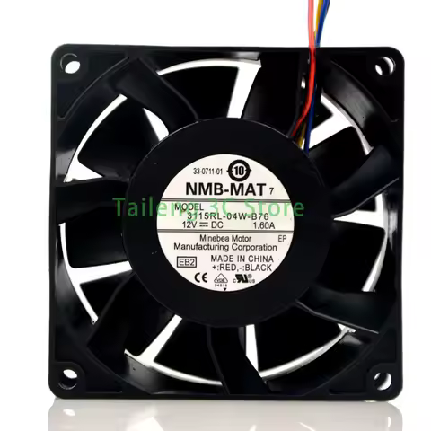80mm powerful pwm cooling fan 12V 80X80X38 mm dual ball bearing 4-Pin PFR0812XHE DYTB0838B2U 3115RL-