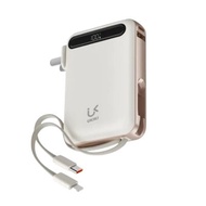 UKIKIพาวเวอร์แบงค์ (10000mAh, สีขาว) รุ่น KP10AC-01