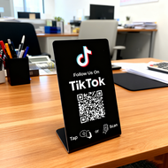 Programmable NFC215 for Google Review Card NFC Station Table 13.56Mhz QR code can be independently s
