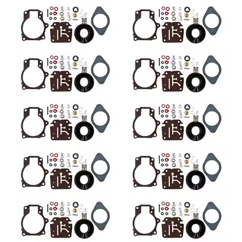 A48P-10X New Carburetor Carb Rebuild Repair Kit For Float Johnson Evinrude 18/20/25/28/30/40 HP 3967