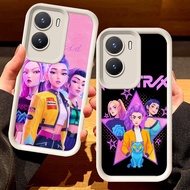 G-55 Kpop Demon Hunter Casing for VIVO IQOO Z9 Z9X Y02S Y56 Y16 5G Black and white