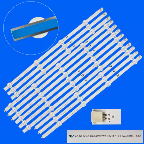 New LED backlight For 47inch 47LA621Y 47LN5400-CN 47LN5700 47LA620V 6916L-1174A 6916L-1175A 6916L-11