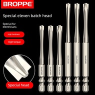 BROPPE Pupai Electrician Dedicated Eleven-Slotted Bit Water Electricity Hollow Open Panel Screwdrive
