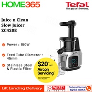 Tefal Juice n Clean Slow Juicer ZC420E