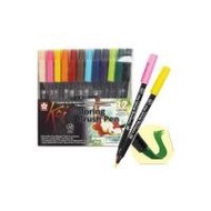 SAKURA ชุดปากกาพู่กัน Koi Coloring Brush Pen 12 ด้าม (555512-523951010)