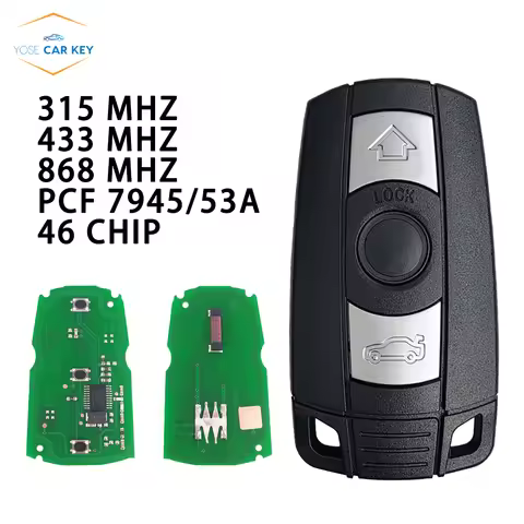 KR55WK49123 CAS3 CAS3+ 315/433/868MHz 315LP For BMW 1/3/5/7 Series 2006-2012 ID46 Smart Remote Car K