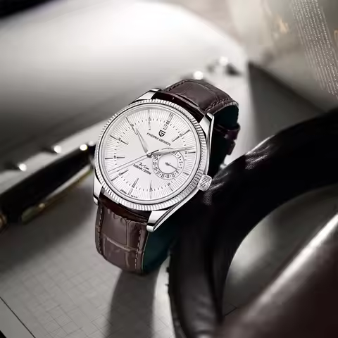 PAGANI DESIGN Casual Fashion Simple Men's Watch Luxury Simulation VH65 Quartz Watch Sports Leather 1