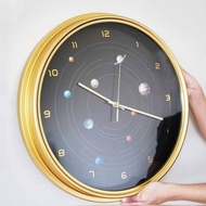 Wall Clock Planet Kaison Jam Dinding Ready Stock