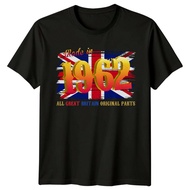 Made In 1962 63Rd Birthday Great Britain Mens T-Shirt Tee Graphic