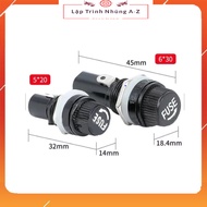[Embedded Programming A-Z][G205] Combo of 3 FUSE Tube FUSE Covers 5x20mm 6x30mm 10A-250VAC