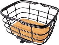 Atran Duo 1757-71L Cycle Carrier Basket, Black, W 17.3 x H 10.2 x D 14.2 inches (44 x 26 x 36 cm)