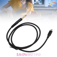 SNOWNY1FU USB C to 6.35mm Cable, 1/4 Inch Plug and Play USB C to TS Cable, Audio Aux Jack Cable USB 
