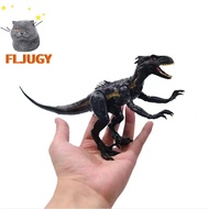 FLJUGY โลกจูราสสิค โมเดลสัตว์ indominus ข้อต่อขยับได้ พลาสติกทำจากพลาสติก ตุ๊กตาสัตว์ไดโนเสาร์ ของเล