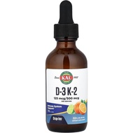 Kal 5000 Iu D-3 K2 Citrus Dropins, 2 Fluid Ounce