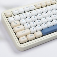 GMK Soy Milk Keycap MOG Round Height Cute MAC Sublimation MU68 fire68 98 99 104108
