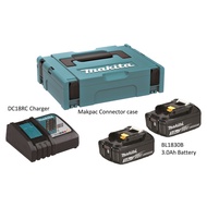 [AUTHENTIC SG STOCK] 197974-5 MAKITA POWER SOURCE KIT SINGLE PORT CHARGER WITH 3.0AH 18V BATTERY X2