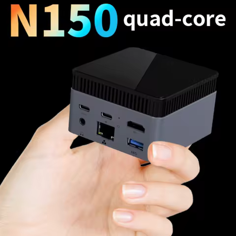 New ZX01 PLUS Intel Twin Lake N300/N150 Quad Core Mini Business PC Windows 11 12GB LPDDR5 TYPE-C 2TB