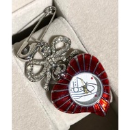 Saturn Planet Pocket Watch Rose Pin Pendant Expression Valentine's Day Gift Saturn Pocket Watch