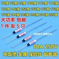 ((8.9) RY Rice Cooker Thermal Fuse 192 185 113 Degrees 10A 250V Thermal Fuse Fuse FVTK