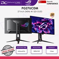 ASUS ROG Swift PG27UCDM 27” 4K QD-OLED Gaming Monitor - 240Hz, 0.03ms, G-SYNC Compatible