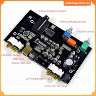 [WishshopeehhhMY] Prettyia   Optical   Coaxial   USB   Input   Decoder   Input   HiFi   Audio