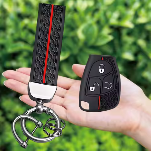 Keychain Car Key Case Key Cover For Mercedes-Benz W211 W202 W210 W208 W203 W245 B Class V180 CL55 CL