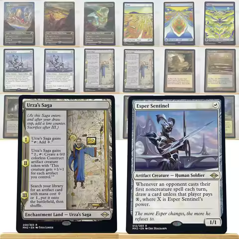 IKO MH2 SLD SNC HOLO16//002 Tcg Proxy Esper Sentinel Cards Fetch Land Basic Lands Home Play Arid Ket