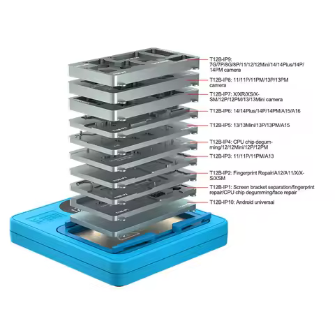 sunshine T12B motherboard separation machine,IP7-15 CPU glue removal,iphone frame heating disassembl