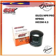 ISUZU NPR PRO NPR66 HICOM 4.3 OIL FILTER O-6757 MTB150 MTB170 O-6747 PERKASA NPR70 NPR72 8-943381811