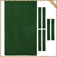 [WhstrongMY] Pool Table Cloth with 6Pcs Strips for 9ft Snooker Pool Billiards Table