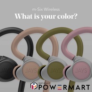 JAYS m-Six Wireless, Sweatproof Sports Wireless Earpieces