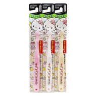 Japan EBISU Hello Kitty Toddler Toothbrush (0.5~2 Years Old) (White.light Yellow.pink-Color Random S