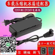 車用冰箱冰虎鐵夫騎炫英得爾車載壓縮機冰箱家用電源線220V轉12V換器插頭汽車冰箱