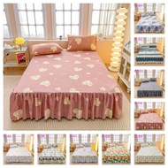 Hot！ sales New color goods Bed Skirt 1 piece Bed Sheet Cadar Bedspread for Use of 5-13 inch height mattresses  Bed skirt mattress cover 4/5/6 Feet Bed Queen King Size