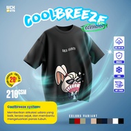 Lucknuts CoolBreeze RICH AUNTY Men's and Women's Cotton Combed 20s T-Shirt | 210GSM